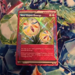 Pokemon Neo Upper Energy TCG 162/162 Temporal Forces Ace Spec Rare Holo Card - Image 1