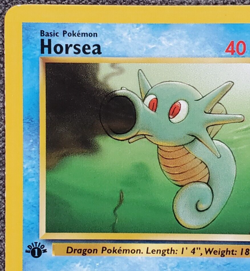 1st Edition Horsea - Fossil - #49/62 - Vintage Pokemon Card 1999 WOTC - Image 2