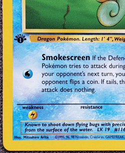 1st Edition Horsea - Fossil - #49/62 - Vintage Pokemon Card 1999 WOTC - Image 5