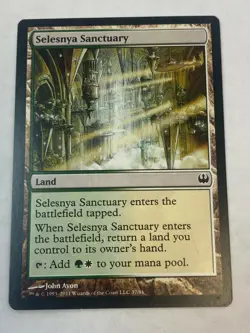 Selesnya Sanctuary - Magic the Gathering MTG Knights vs Dragons Single Card - Image 1