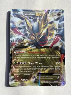 Giratina EX 57/98 XY Ancient Origins Ultra Rare 2015 TCG Card - Image 1
