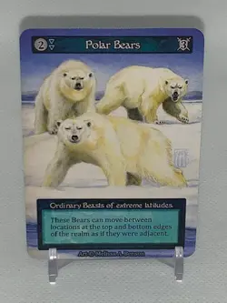 Sorcery Contested Realm: Alpha Polar Bears Sample Card - Image 1