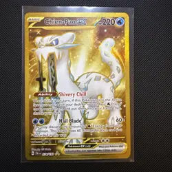 Chief-Pao EX 274/193 MINT Gold Full Art S & V Paldea Evolved Pokemon Card TCG - Image 1