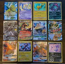 Pokemon 12 Card Lot. Dragonite EX Full Art. Jirachi Promo. Charizard. Pikachu. - Image 1