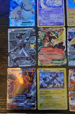 Pokemon 12 Card Lot. Dragonite EX Full Art. Jirachi Promo. Charizard. Pikachu. - Image 4