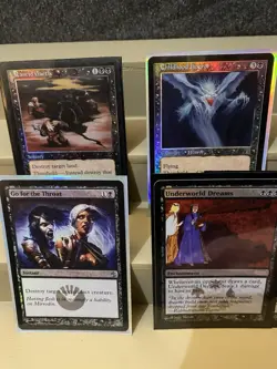 Magic: the Gathering MTG - 8 Holo Foil Black Swamp Card Lot 885485820370 - Image 4