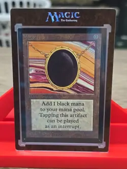 1993 Magic the Gathering Mox Jet Collectors Edition Card - Image 1