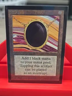 1993 Magic the Gathering Mox Jet Collectors Edition Card - Image 2