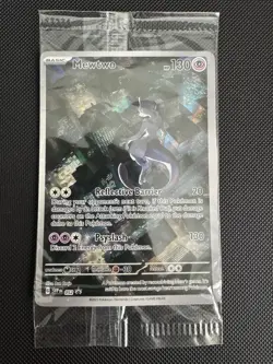 SEALED Mewtwo SVP 052 Scarlet & Violet 151 UPC Promo Card NM Pokemon TCG - Image 1