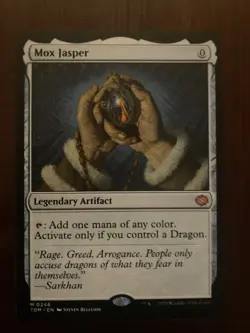 Magic the Gathering Tarkir: Dragonstorm Mythic Rare Card Mox Jasper #246 - Image 1