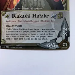 Lot of 2 Foils Kakashi Hatake & Lighting Blade for Naruto ccg card game - Image 4