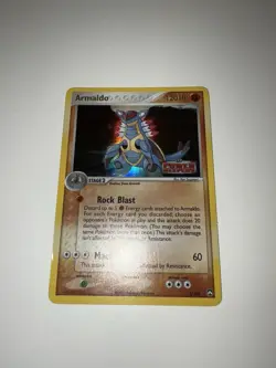 Armaldo 3/108 EX Power Keepers Stamped Set Reverse Holo Rare 2007 Pokemon Card - Image 1