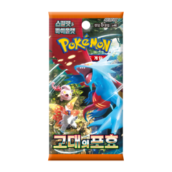 Pokemon Card Scarlet & Violet Ancient Roar sv4k Booster Box Korean Sealed - Image 2