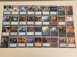 MTG Lord of the Rings 36 card lot Non-Foil Rare/Mythic (LP) - Image 1