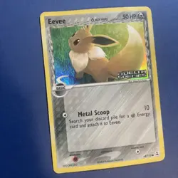Pokemon Card Eevee 68/113 Reverse Holo EX Delta Species - Damaged - Image 3