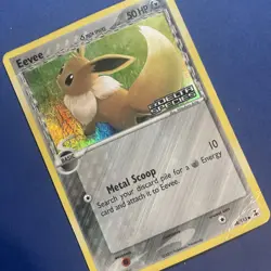 Pokemon Card Eevee 68/113 Reverse Holo EX Delta Species - Damaged - Image 4