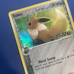 Pokemon Card Eevee 68/113 Reverse Holo EX Delta Species - Damaged - Image 5