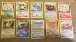 Pokemon WOTC 1st Edition Bulk Commons And Uncommons Conditions Vary 10 Card lot - Image 1