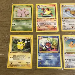 Pokemon WOTC 1st Edition Bulk Commons And Uncommons Conditions Vary 10 Card lot - Image 2