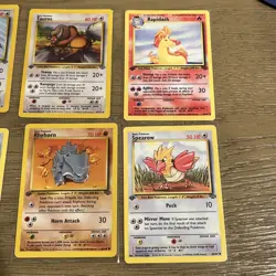 Pokemon WOTC 1st Edition Bulk Commons And Uncommons Conditions Vary 10 Card lot - Image 4