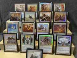 Magic The Gathering MTG - 17 Holo Foil White / Plains Card Lot - Great Condition 696735808655 - Image 1