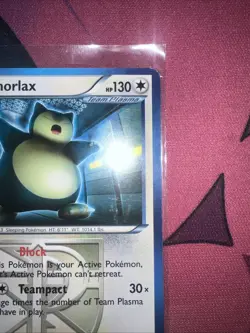 Pokemon Snorlax Team Plasma 101/135 Plasma Storm Regular Card - Image 3