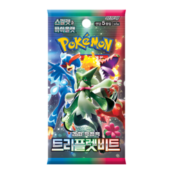 Pokemon Card Scarlet & Violet Triplet Beat sv1a Booster Box Korean Sealed - Image 3