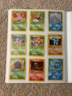 Binder Lot of Vintage WOTC Era Pokemon Cards - Image 1