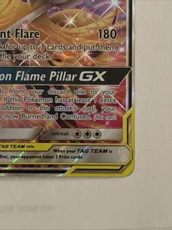 Pokemon TCG Charizard & Braixen GX SM230 Holo Card SM Promo - Image 4