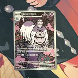 Houndstone 145/132 Me01: Mega Evolution Holo Illustration Rare NM Pokemon card - Image 1