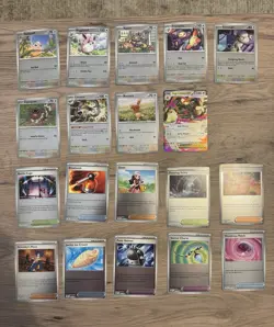 POKEMON PHANTASMAL FLAMES COMPLETE BASE & REVERSE HOLO CARD SET - NM/M - Image 5