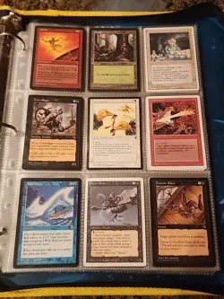 Vintage Magic The Gathering Collection Card Lot MTG 1993-1998 Pre-Rarity Symbol - Image 3