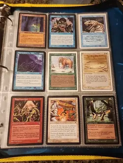 Vintage Magic The Gathering Collection Card Lot MTG 1993-1998 Pre-Rarity Symbol - Image 4