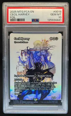 2025 Magic MTG Final Fantasy Cecil Harvey Foil #0018 PSA 10 GEM MINT - Image 1