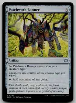 Patchwork Banner U Bloomburrow 247 NM - Image 1