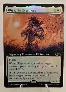 Rhys, the Evermore (Extended Art) MTG Lorwyn Eclipsed Foil - Image 1