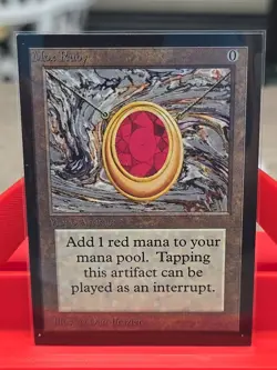 Mox Ruby 1993 Collector's Edition Artifact Magic the Gathering - Image 2