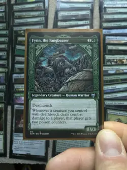 Fynn, the Fangbearer MTG EDH Commander Deck, Mono Green Deathtouch Poison - Image 1
