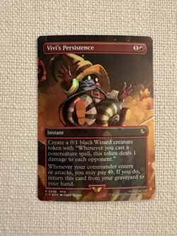 Vivi's Persistence (Borderless FOIL) R0458 MTG Commander: Final Fantasy - NM - Image 1