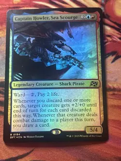 Captain Howler, Sea Scourge - Foil - DFT - MTG - NM - EN - 0194 - Image 2
