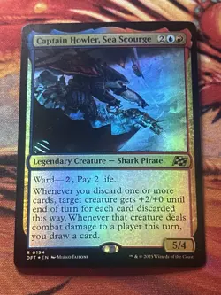 Captain Howler, Sea Scourge - Foil - DFT - MTG - NM - EN - 0194 - Image 5