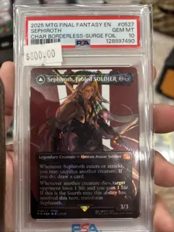 2025 #0527 SEPHIROTH, FABLED SOLDIER/SEPHIROTH, ONE-WINGED ANGEL PSA 10 - Image 1