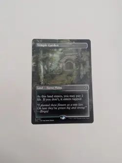 MTG - Temple Garden (Borderless) - Lorwyn Eclipsed NM/M Condition - Image 1