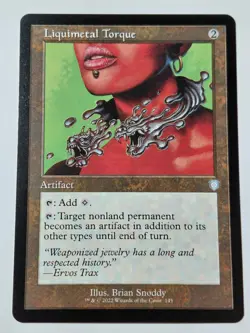 Liquimetal Torque (Retro Frame) Commander: the Brothers' War Regular - Image 1
