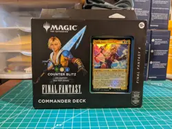 MTG Final Fantasy Commander Deck Counter Blitz feat Tidus, Yuna’s Guardian - NEW - Image 1