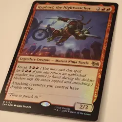 MTG Raphael The Nightwatcher TMNT Unreleased Foil Lorwyn Prerelease - Image 3