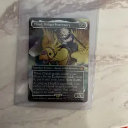 Cloud, Midgar Mercenary (Borderless) (Chocobo Track Foil) M 564 Final Fantasy MT - Image 1