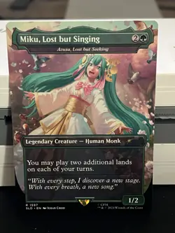 Miku, Lost but Singing - Azusa, Lost but Seeking - Secret Lair Drop Series (SLD) - Image 1