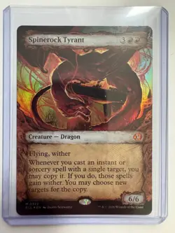 Spinerock Tyrant (0322) - FOIL - Showcase M MTG Lorwyn Eclipsed M/NM English - Image 1