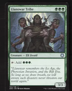 Llanowar Tribe Magic Game Night: Free-For-All #102 LP Uncommon - Image 1